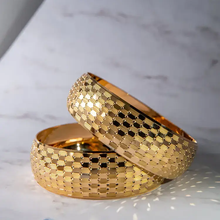 22kt Gold Modern Bangles